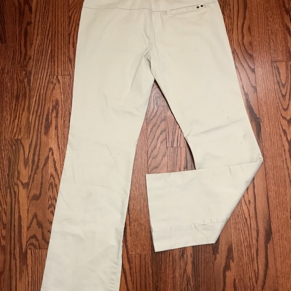 Converse One Star Khaki Pants Womens 6 Straight Leg Beige - Picture 3 of 10